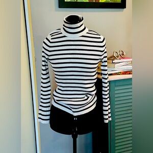 Loft women’s xl striped turtleneck